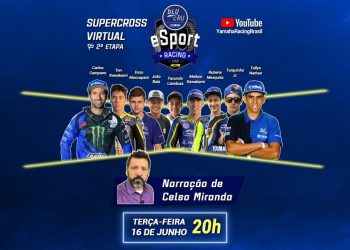 Nesta terça-feira tem o 2º Desafio de Supercross da Yamaha eSport Cup no YouTube