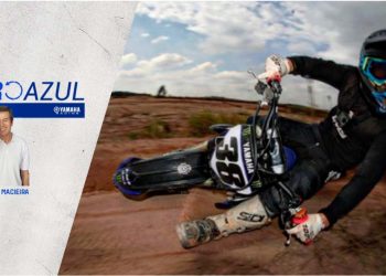 Tempo de decisão no motocross e no rally, off-road de Lander, Regressiva Verde-Amarela – Giro Azul 085