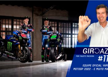 Equipe Yamaha MotoGP 2022, testes na Malásia, AMA Supercross, Em Cartaz, Regressiva – Giro Azul 110