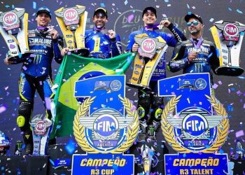 Só deu Brasil: Gustavo Manso e Bruno Ribeiro são os campeões da Yamalube R3 bLU cRU Cup South America