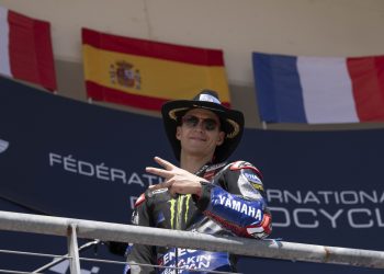 Fabio Quartararo sobe ao pódio no GP das Américas de MotoGP