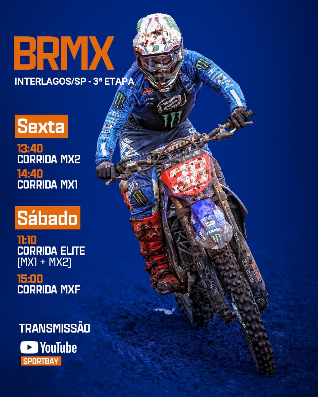 MX1  Vídeos: 3ª etapa do Brasileiro de Motocross em Interlagos