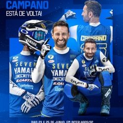 Carlos Campano volta a correr no Brasileiro de Motocross, em Interlagos