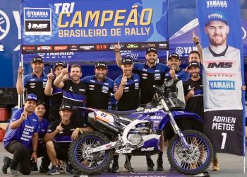 É campeão! Com Adrien Metge, Yamaha é a grande campeã do Brasileiro de Rally 2023