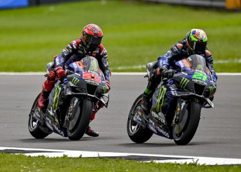 Retorno difícil para a Yamaha no Grande Prêmio do Reino Unido de MotoGP