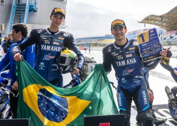 Eduardo Burr volta ao pódio no Mundial Yamaha R3 bLU cRU em Assen