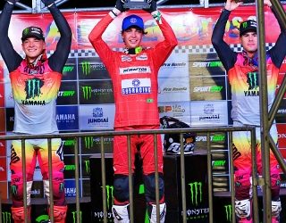 Pódio triplo para a Yamaha na 2ª etapa do Arena Cross Brasil 2024