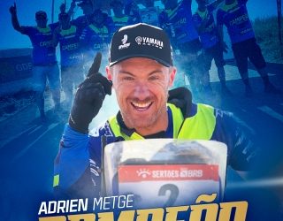 Bicampeão: com a Yamaha, Adrien Metge domina o Sertões 2024