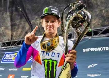 Com a Yamaha YZ250F, Haiden Deegan é bicampeão do SuperMotocross 2024