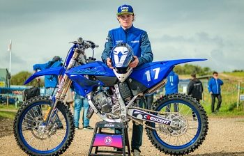 Juan Felipe Garcia disputa a Superfinale YZ125 bLU cRU no Motocross das Nações 2024