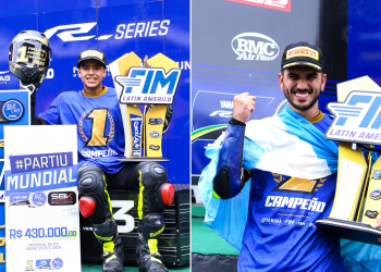 Aymon Bocanegra e Lucas Gutierrez são os campeões do Yamalube R3 bLU cRU América Latina 2024