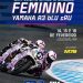 Vem aí o 1º Campeonato Latino-americano Feminino Yamaha R3 bLU cRU