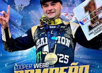 Cooper Webb é Tricampeão do AMA Supercross e Yamaha é campeã entre fabricantes