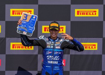 Aymon Bocanegra sobe ao pódio na segunda etapa do Mundial Yamaha R3 BLU CRU em Misano