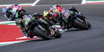 Pilotos da Yamaha mostram determinação na competitiva etapa da MotoGP em Mugello