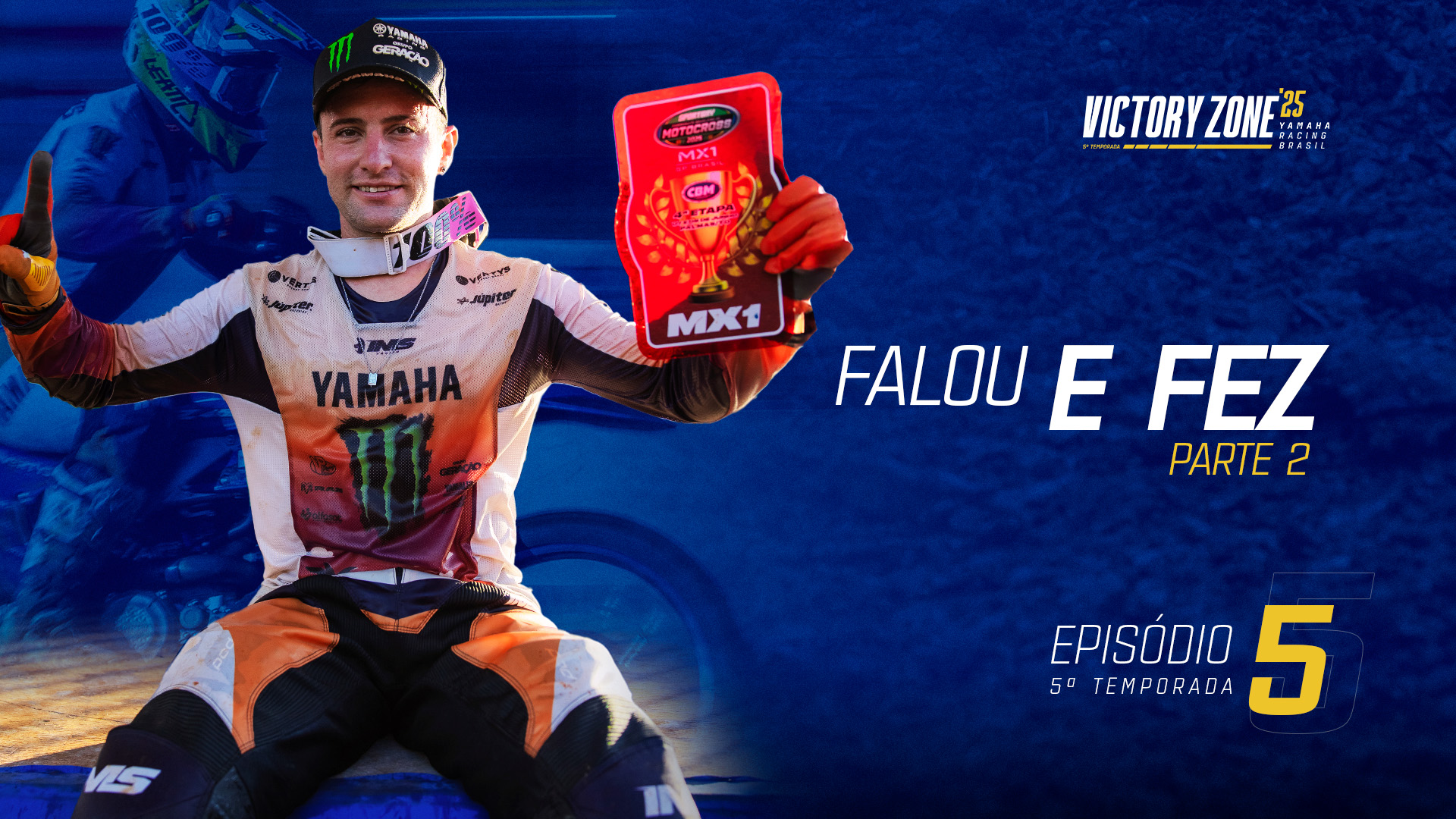 Victory Zone: série da Yamaha Racing Brasil lança dois episódios em rodada dupla do Brasileiro de Motocross