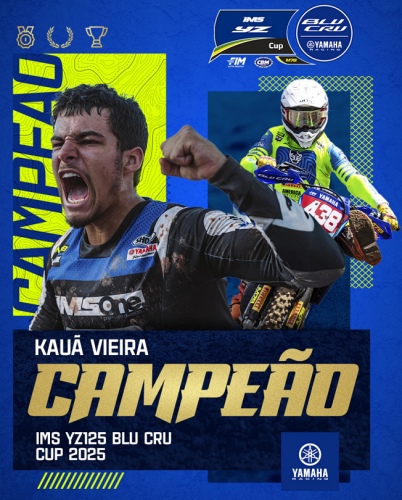 Kauã Vieira é Campeão da IMS YZ125 BLU CRU Cup 2025