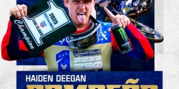 Com a Yamaha YZ250F, Haiden Deegan conquista bicampeonato do Pro Motocross 250