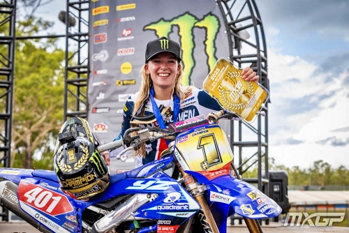 Com a Yamaha, Lotte Van Drunen conquista bicampeonato mundial de Motocross Feminino