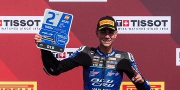 Leo Marques sobe ao pódio do Mundial Yamaha R3 BLU CRU na Espanha