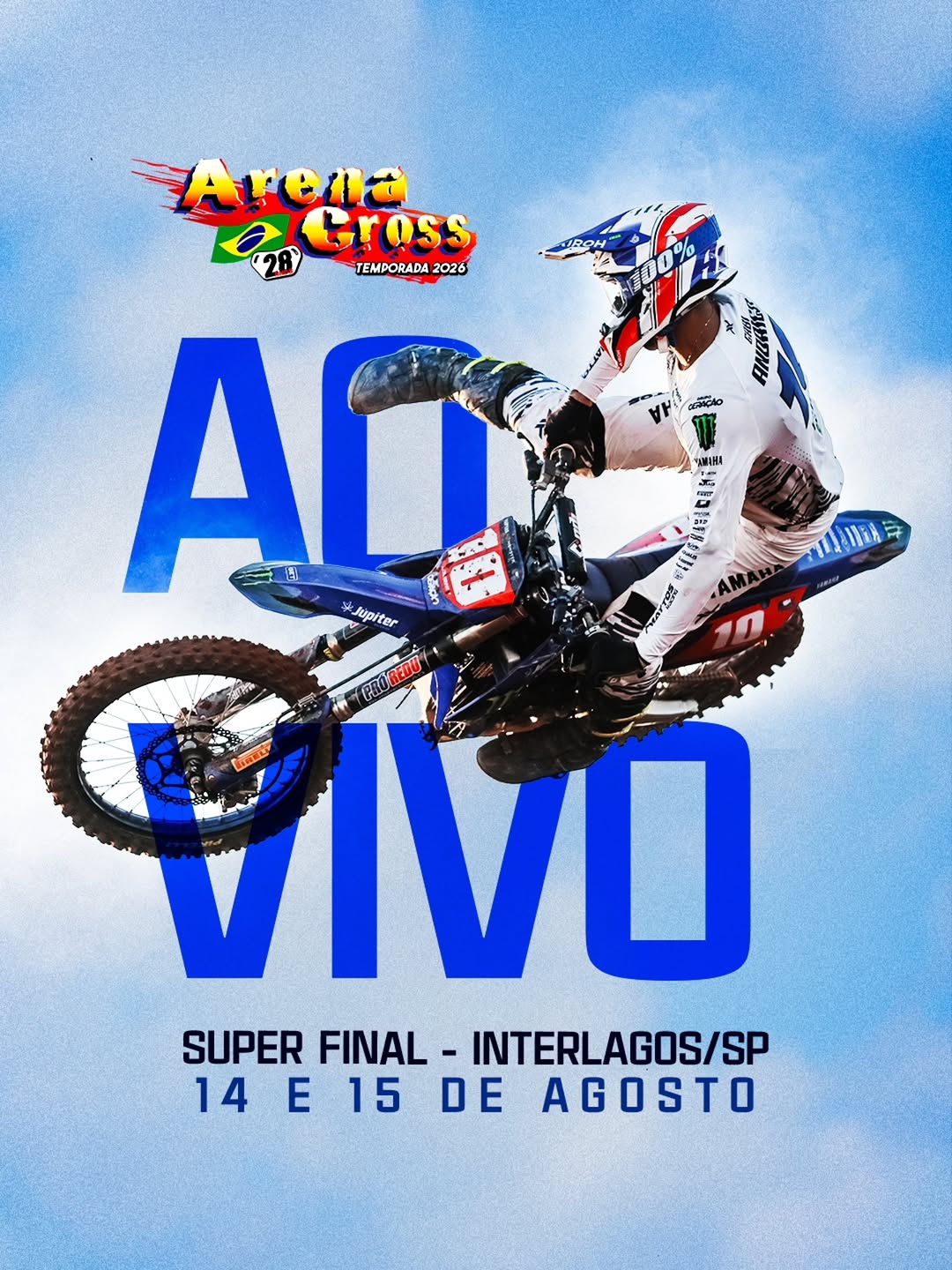 Yamaha Racing Brasil chega à Super Final do Arena Cross em busca de vitórias e título em Interlagos