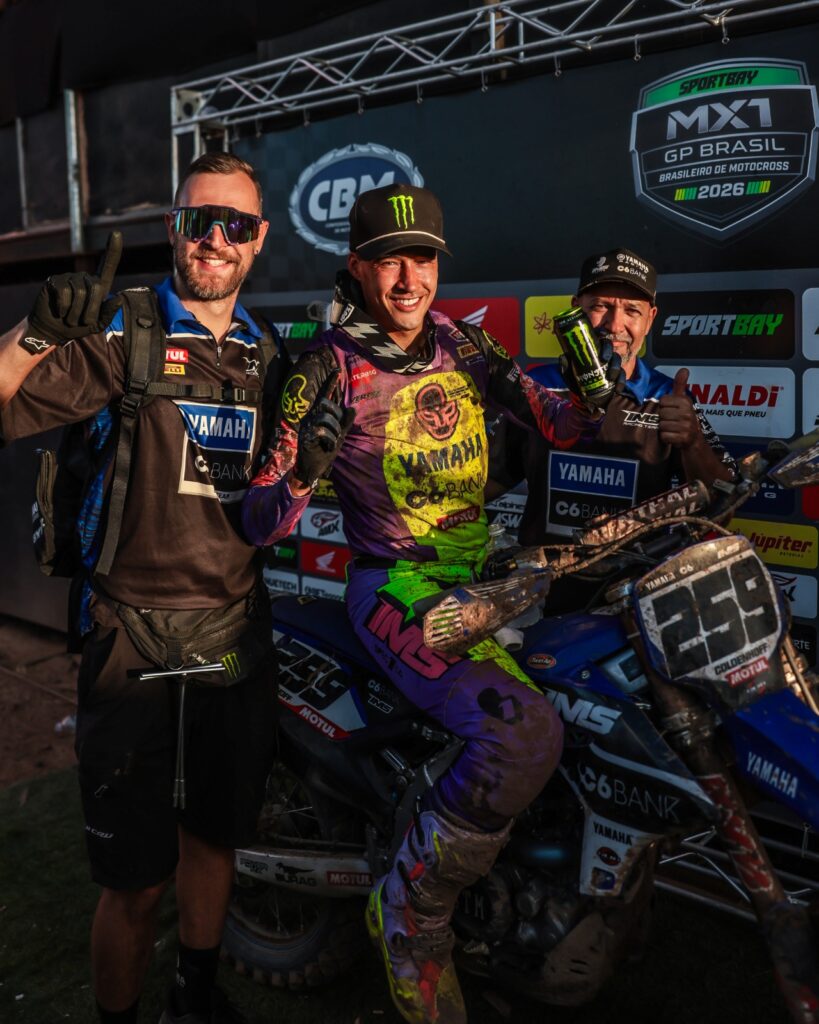 De Yamaha, Glenn Coldenhoff domina Brasileiro de Motocross em Pernambuco